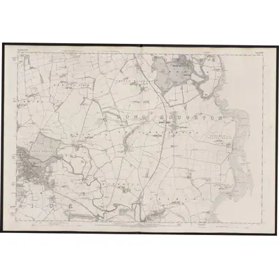 1861 Map of Northumberland XXXII, 1867 Print