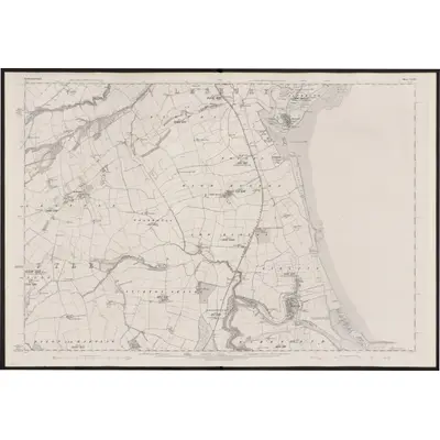1864 Map of Northumberland XXXIX, 1866 Print