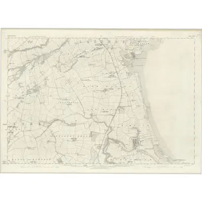 1864 Map of Northumberland XXXIX, 1866 Print