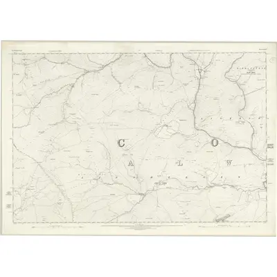 1863 Map of Northumberland XXXV, 1866 Print