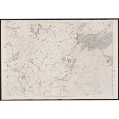 1863 Map of Northumberland XXXVII, 1866 Print