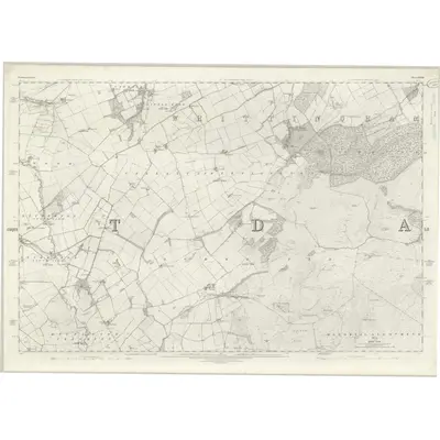 1863 Map of Northumberland XXXVII, 1866 Print
