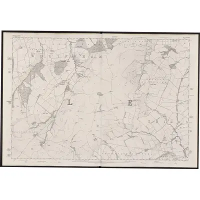 1864 Map of Northumberland XXXVIII, 1866 Print