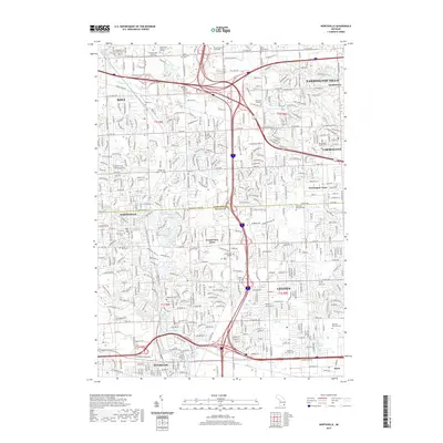 2019 Map of Northville, 2019 Print