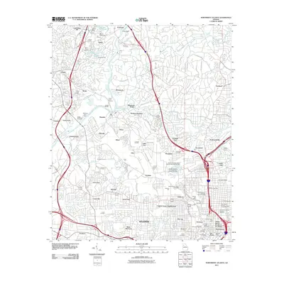 2011 Map of Northwest Atlanta, 2011 Print