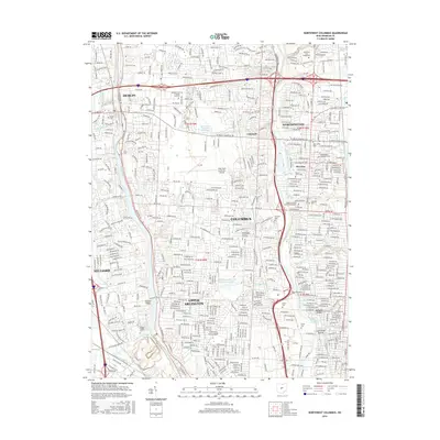 2016 Map of Northwest Columbus, 2016 Print