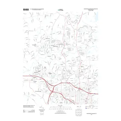 2013 Map of Northwest Durham, 2013 Print