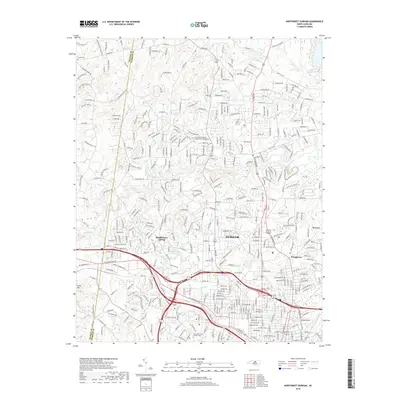 2019 Map of Northwest Durham, 2019 Print