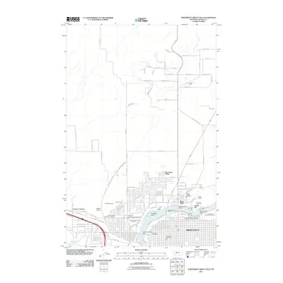 2011 Map of Northwest Great Falls, 2011 Print