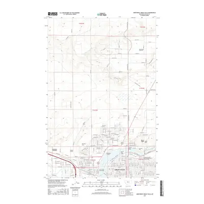 2017 Map of Northwest Great Falls, 2017 Print