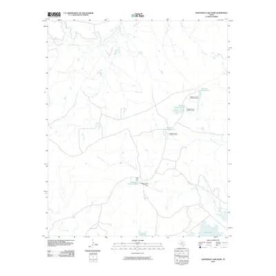 2010 Map of Northwest Lake Kemp, 2010 Print