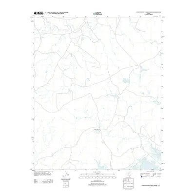 2013 Map of Northwest Lake Kemp, 2013 Print