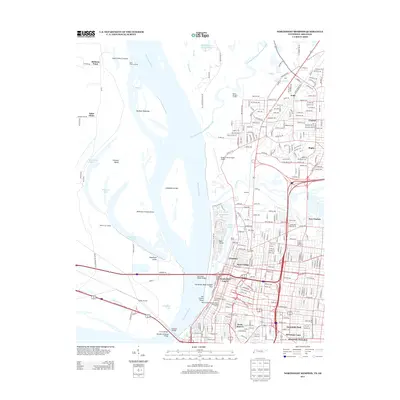 2013 Map of Northwest Memphis, 2013 Print