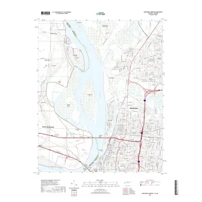 2019 Map of Northwest Memphis, 2019 Print