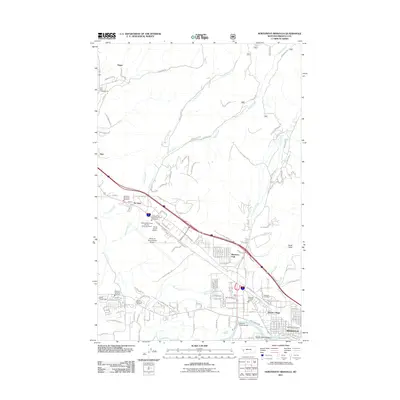 2011 Map of Northwest Missoula, 2011 Print