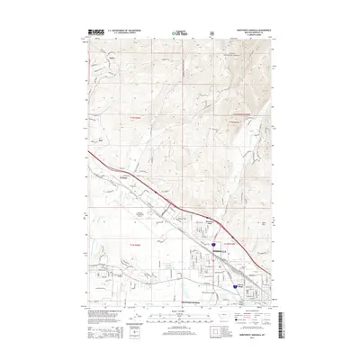2014 Map of Northwest Missoula, 2014 Print