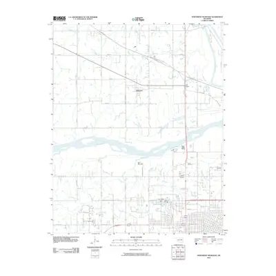 2010 Map of Northwest Muskogee, 2010 Print