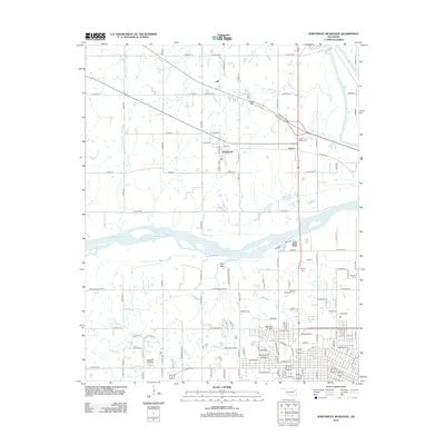 2012 Map of Northwest Muskogee, 2012 Print