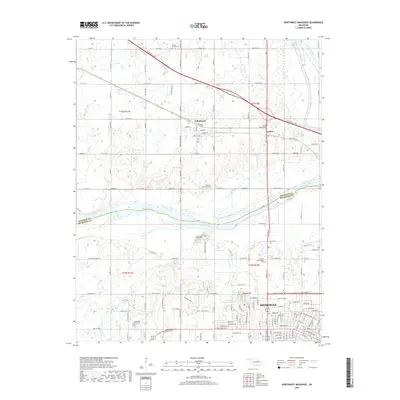 2019 Map of Northwest Muskogee, 2019 Print