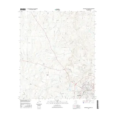 2016 Map of Northwest Palestine, 2016 Print