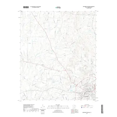 2019 Map of Northwest Palestine, 2019 Print