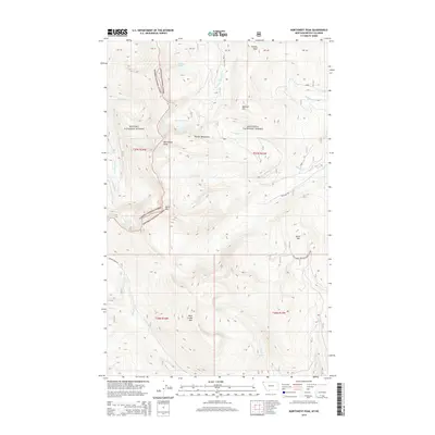 2014 Map of Northwest Peak, 2014 Print