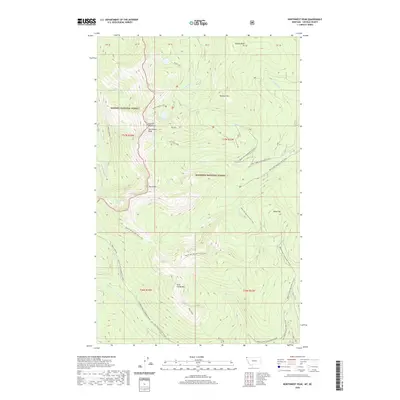 2020 Map of Northwest Peak, 2020 Print