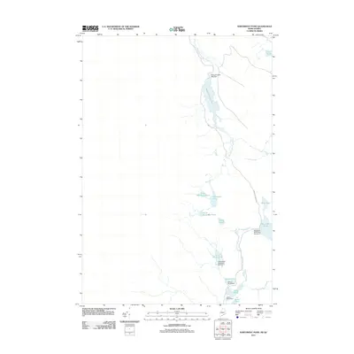 2011 Map of Northwest Pond, 2011 Print