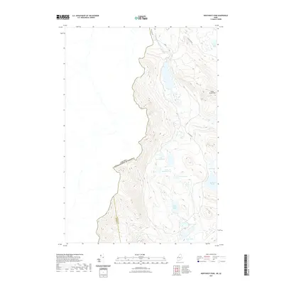 2021 Map of Northwest Pond, 2021 Print