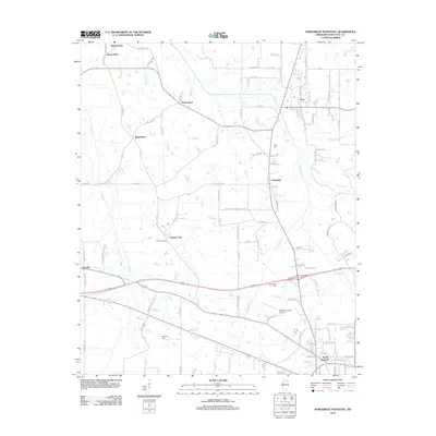 2012 Map of Northwest Pontotoc, 2012 Print
