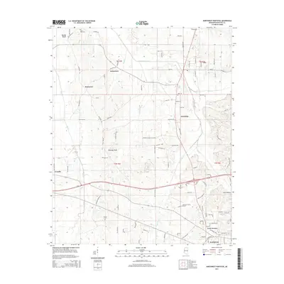 2015 Map of Northwest Pontotoc, 2015 Print
