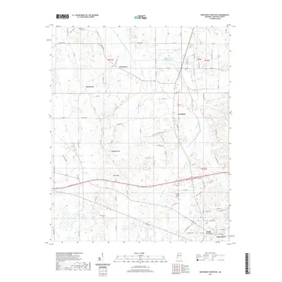 2021 Map of Northwest Pontotoc, 2021 Print