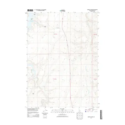 2013 Map of Norton Canyon, 2013 Print