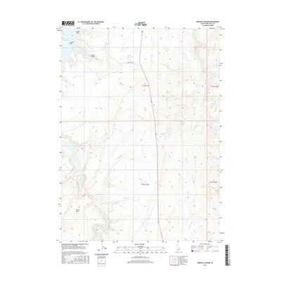 2017 Map of Norton Canyon, 2017 Print