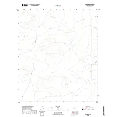 2019 Map of Norton Mesa, 2019 Print