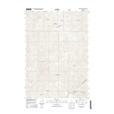 2013 Map of Norton Ridge, 2013 Print