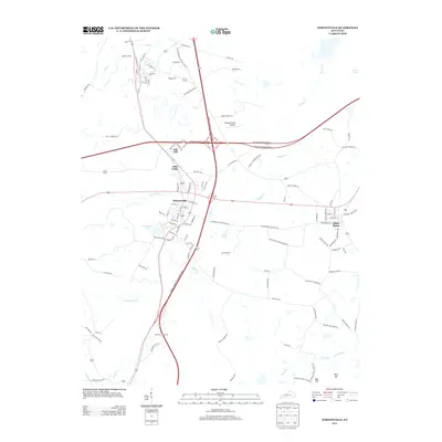 2013 Map of Nortonville, 2013 Print