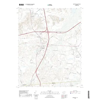 2019 Map of Nortonville, 2019 Print