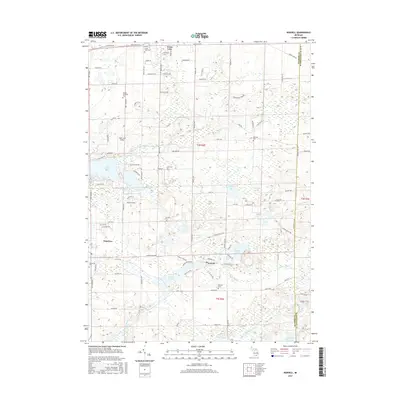 2017 Map of Norvell, 2017 Print