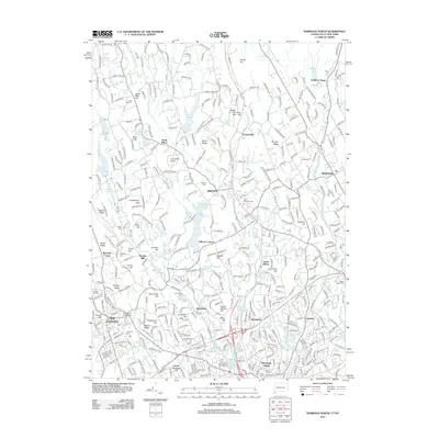 2012 Map of Norwalk North, 2012 Print
