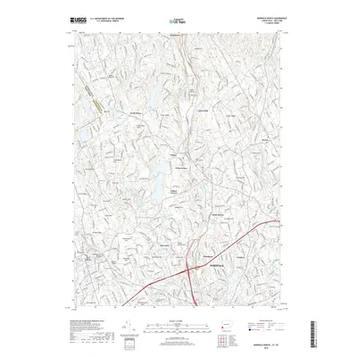 2018 Map of Norwalk North, 2018 Print