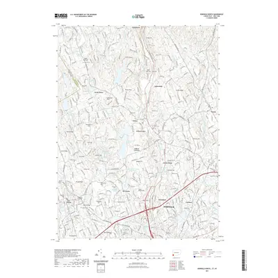 2021 Map of Norwalk North, 2021 Print