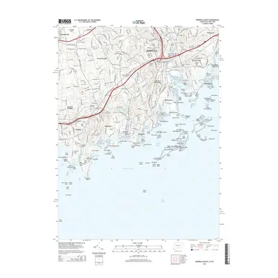 2015 Map of Norwalk South, 2015 Print