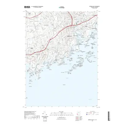 2021 Map of Norwalk South, 2021 Print