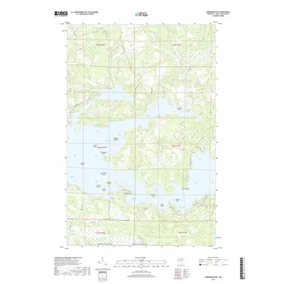 2019 Map of Norwegian Bay, 2019 Print
