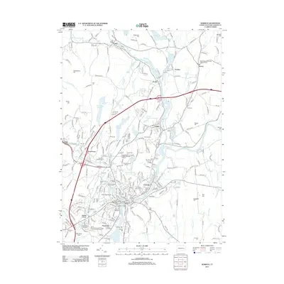 2012 Map of Norwich, 2012 Print
