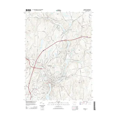 2015 Map of Norwich, 2015 Print
