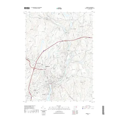 2018 Map of Norwich, 2018 Print