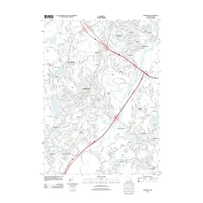 2012 Map of Norwood, 2012 Print