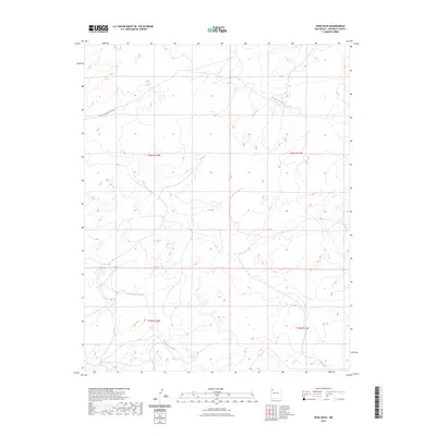 2023 Map of Nose Rock, 2023 Print
